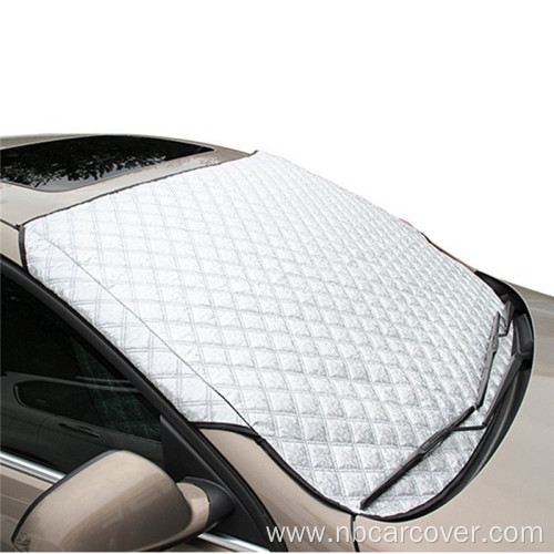 PE foam foldable snow off car windshield cover